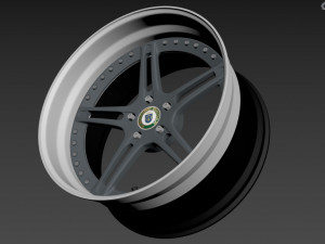 Racing Dynamics RS2 custom wheel 3D Модель