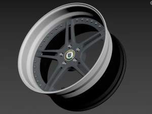 Racing Dynamics RS2 custom wheel 3D Model