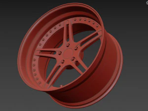 Racing Dynamics RS2 custom wheel 3D Model