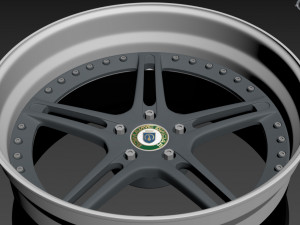 Racing Dynamics RS2 custom wheel 3D Модель