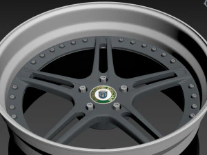 Racing Dynamics RS2 custom wheel 3D Model