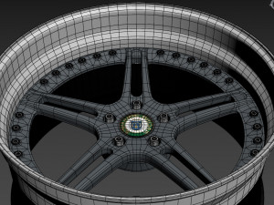Racing Dynamics RS2 custom wheel 3D Модель