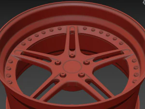 Racing Dynamics RS2 custom wheel 3D Model