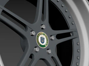 Racing Dynamics RS2 custom wheel 3D Model