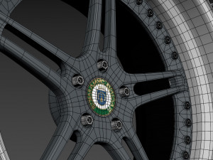 Racing Dynamics RS2 custom wheel 3D Модель