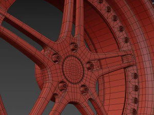 Racing Dynamics RS2 custom wheel 3D Model