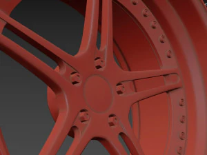 Racing Dynamics RS2 custom wheel 3D Model