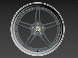 Racing Dynamics RS2 custom wheel 3D Model