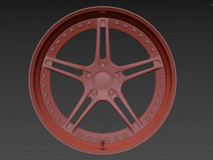 Racing Dynamics RS2 custom wheel 3D Модель