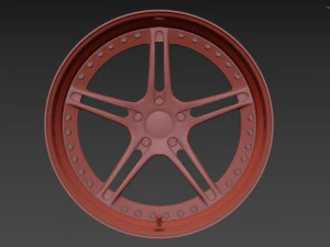 Racing Dynamics RS2 custom wheel 3D Model