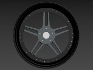 Racing Dynamics RS2 custom wheel 3D Модель