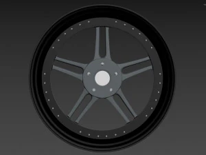 Racing Dynamics RS2 custom wheel 3D Model