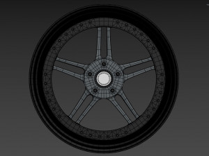 Racing Dynamics RS2 custom wheel 3D Модель