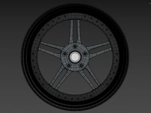Racing Dynamics RS2 custom wheel 3D Model