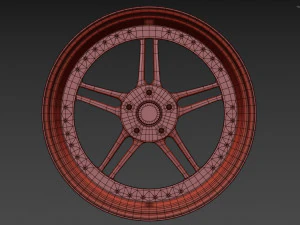Racing Dynamics RS2 custom wheel 3D Model
