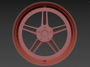 Racing Dynamics RS2 custom wheel 3D Модель