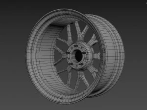 BBS RC wheel 3D Model