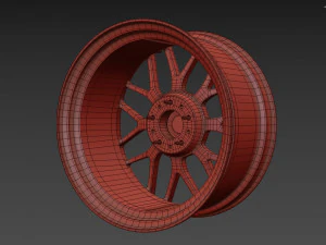BBS RC wheel 3D Model