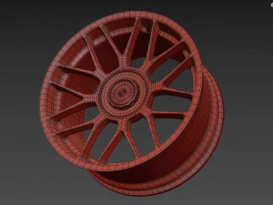 BBS RC wheel 3D Model