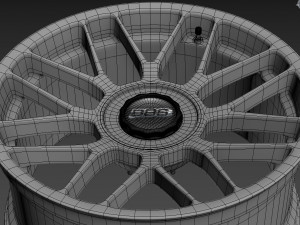 BBS RC wheel 3D Модель