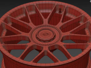 BBS RC wheel 3D Model