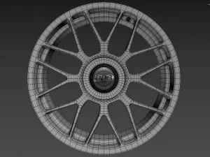 BBS RC wheel 3D Model