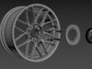 BBS RC wheel 3D Модель