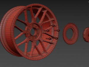 BBS RC wheel 3D Модель