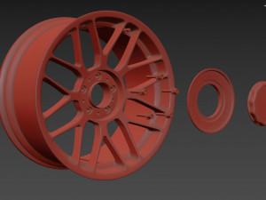 BBS RC wheel 3D Модель