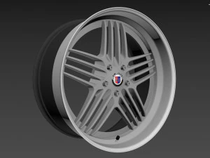 ALPINA Custom wheel 3D Model