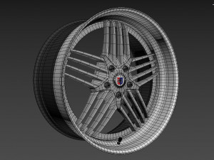 ALPINA Custom wheel 3D Модель