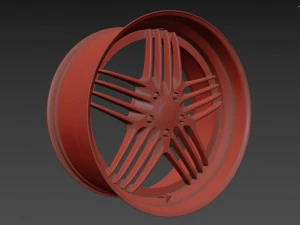 ALPINA Custom wheel 3D Model