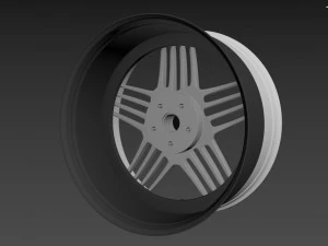 ALPINA Custom wheel 3D Model