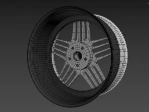 ALPINA Custom wheel 3D Model