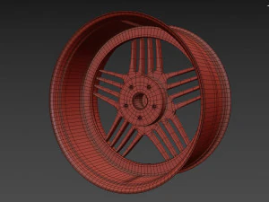 ALPINA Custom wheel 3D Model