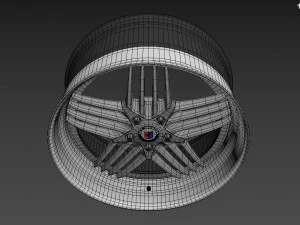 ALPINA Custom wheel 3D Model
