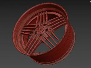 ALPINA Custom wheel 3D Model