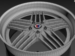 ALPINA Custom wheel 3D Модель