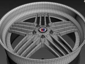 ALPINA Custom wheel 3D Model