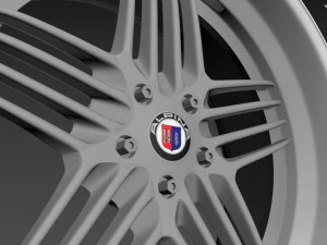 ALPINA Custom wheel 3D Model
