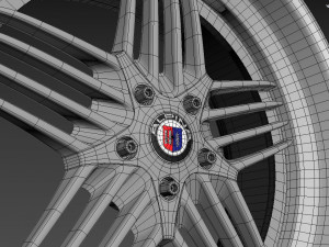ALPINA Custom wheel 3D Модель
