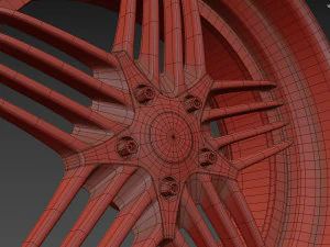 ALPINA Custom wheel 3D Model