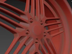 ALPINA Custom wheel 3D Model