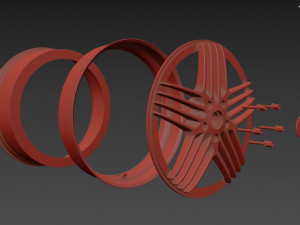 ALPINA Custom wheel 3D Модель