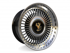 Toyota Century custom wheel 3D Model