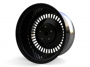 Toyota Century custom wheel 3D 모델