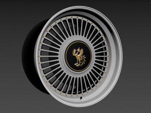 Toyota Century custom wheel 3D 모델