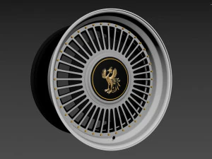 Toyota Century custom wheel 3D Model