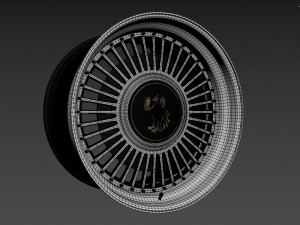 Toyota Century custom wheel 3D 모델