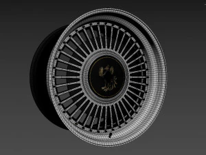 Toyota Century custom wheel 3D Model